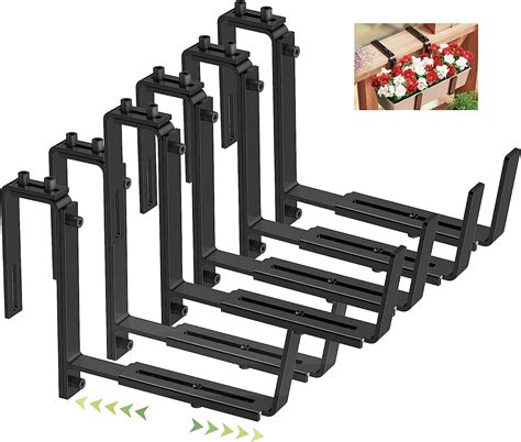 Y&M Adjustable Planter Box Brackets, Brackets for 